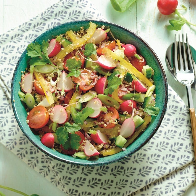 Photo de Salade de quinoa au concombre prise par WW