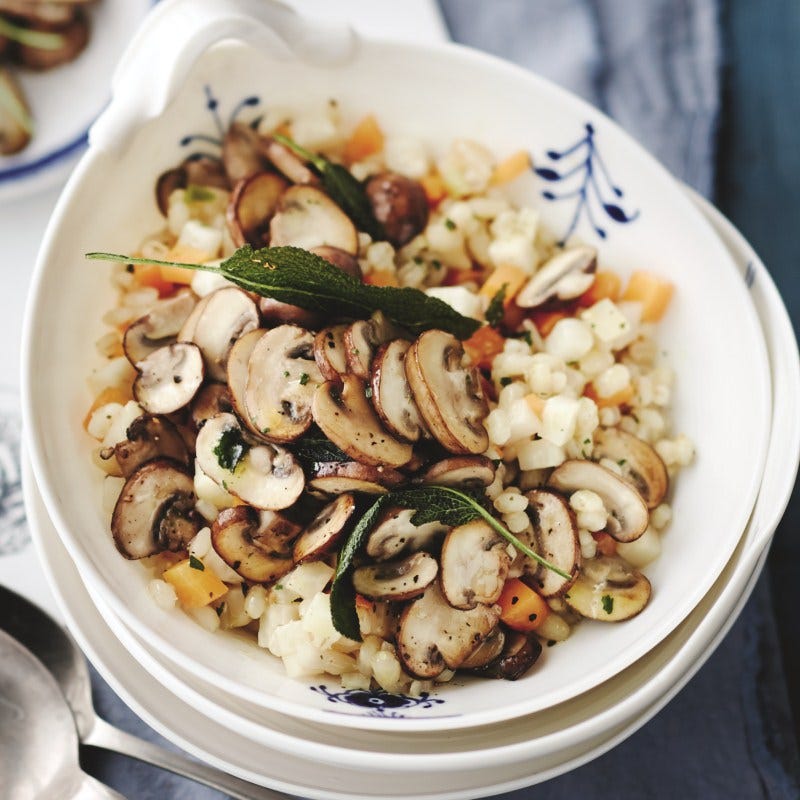 Photo de Risotto d‘orge aux champignons et sauge prise par WW