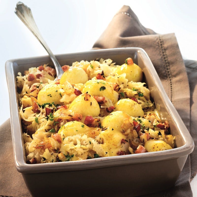 Photo de Plat à cuisiner au four aux lardons et grenailles prise par WW