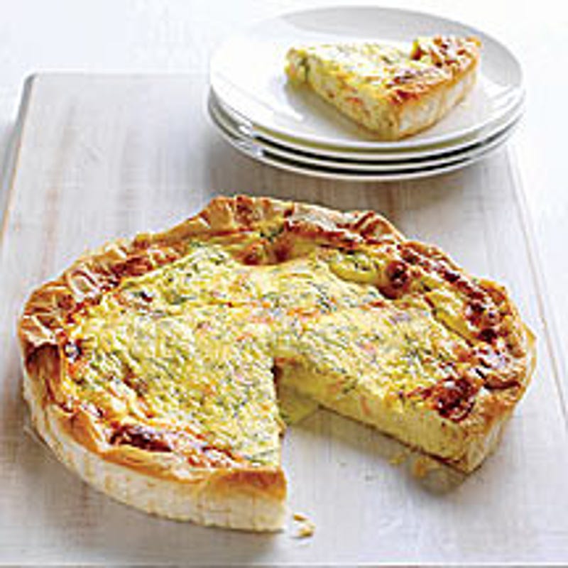 Photo de Quiche au saumon fumé et au camembert prise par WW