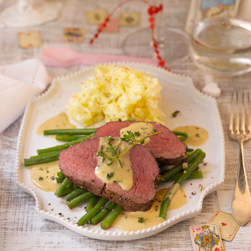 Photo de Filet de boeuf et sa purée de pommes de terre au céleri-rave prise par WW