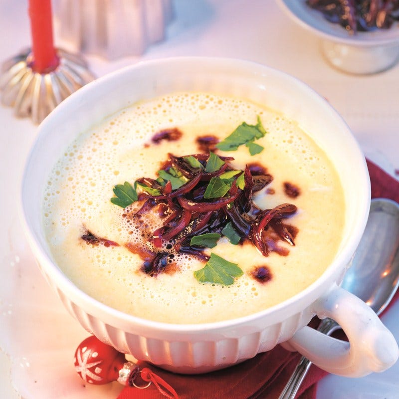 Photo de Soupe au parmesan et oignons au vinaigre balsamique prise par WW