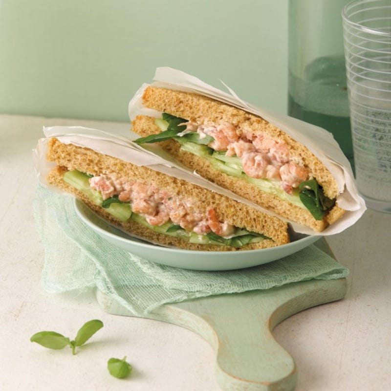 Photo de Tramezzini aux crevettes grises prise par WW