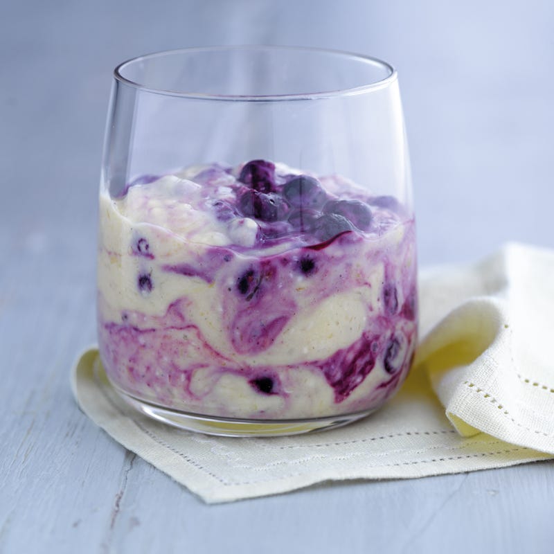 Foto Sojacreme mit Heidelbeeren von WW