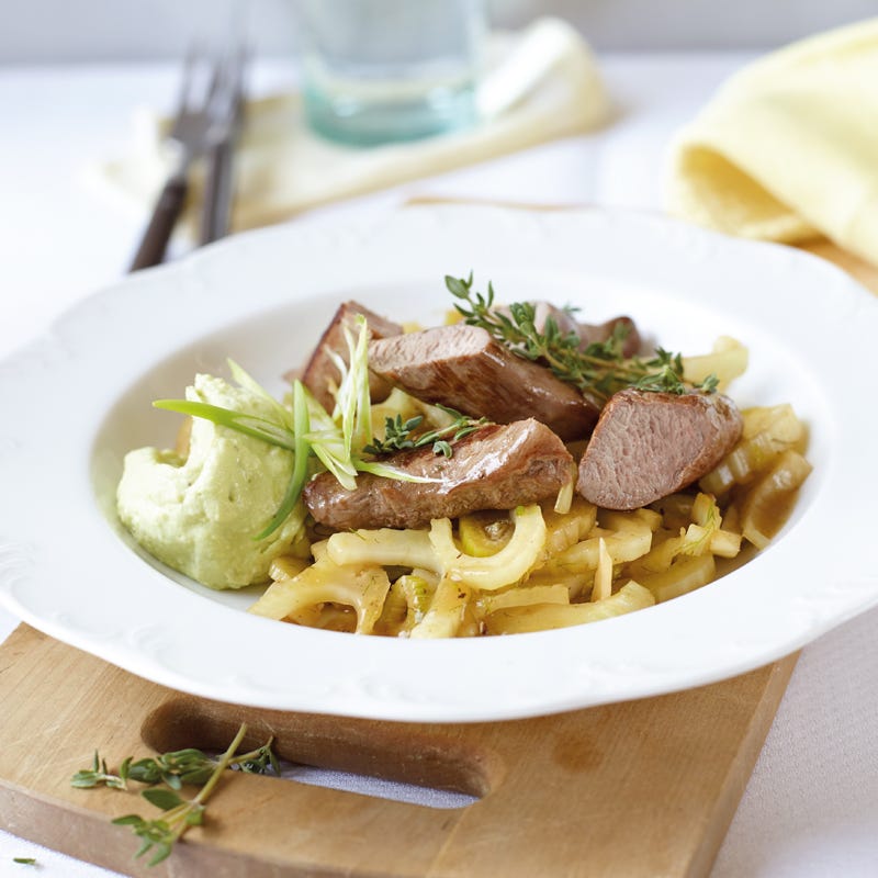 Foto Lammfilet auf Fenchelgemüse von WW