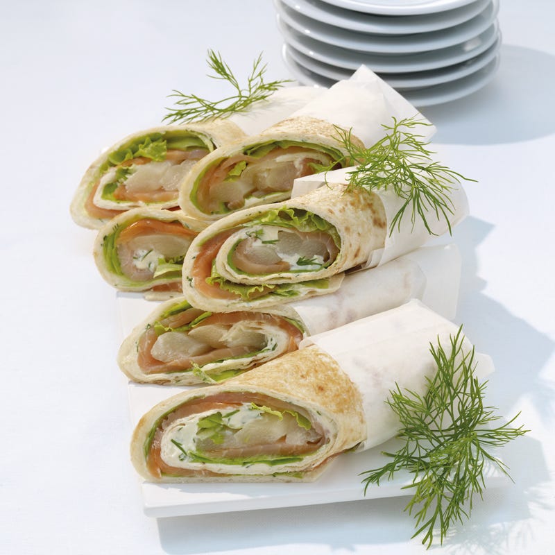 Foto Spargel-Lachs-Wraps von WW