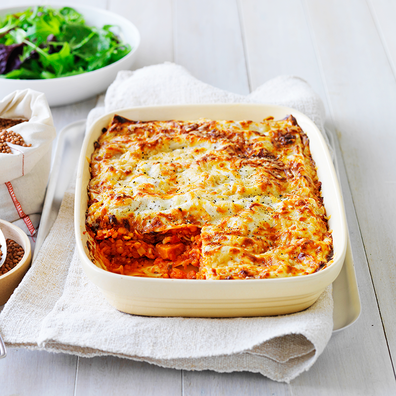 Photo of Red lentil and pumpkin lasagne by WW