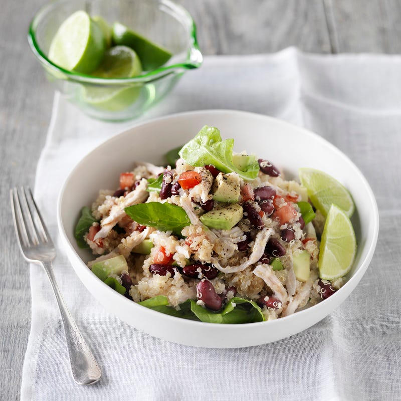 Chicken, avocado and quinoa salad