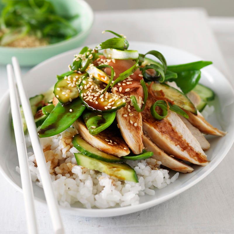 Photo of Japanese chicken on sushi rice by WW
