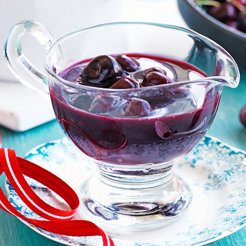 Photo of Cherry and red wine sauce by WW