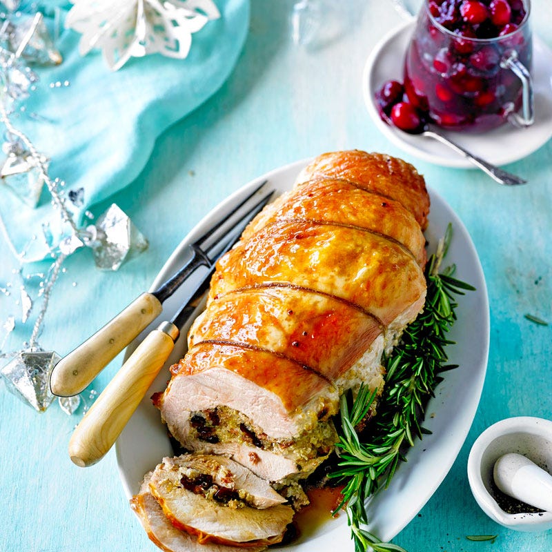 Turkey breast with quinoa stuffing