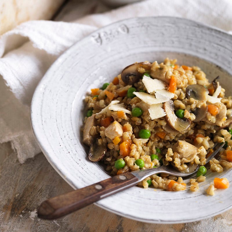 Photo of Chicken and rosemary barley risotto by WW