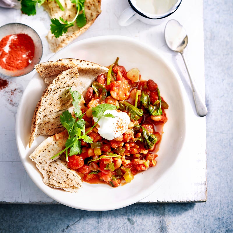 Photo of Mexican bean tostada by WW