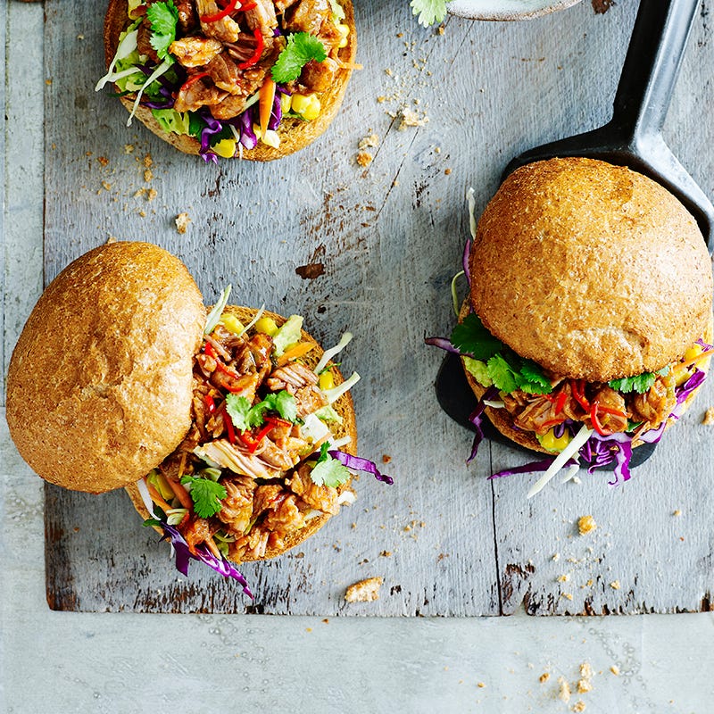 Pulled pork burger