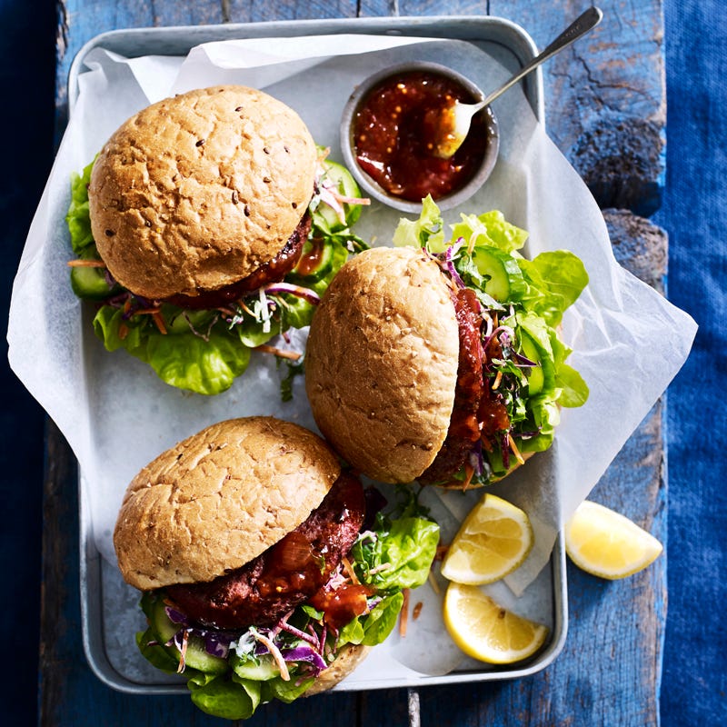 Photo of Kangaroo burgers with beetroot by WW