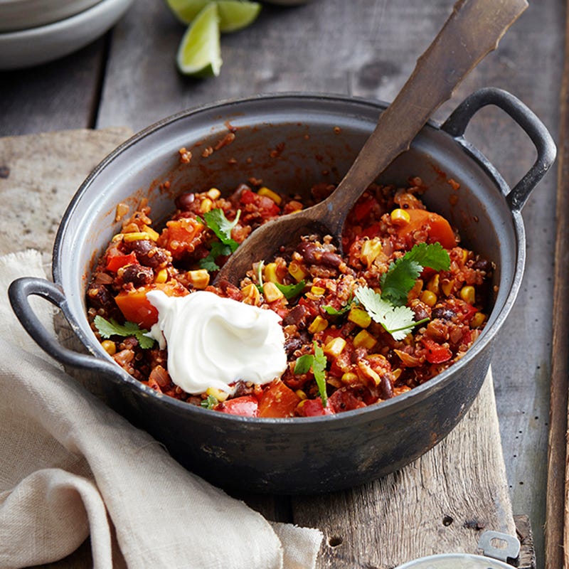 Photo of Black bean and quinoa chilli by WW