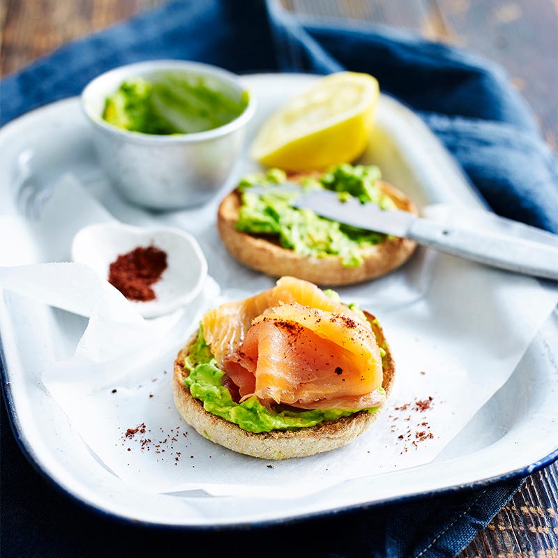Photo of Smoked salmon, avocado and sumac muffin by WW