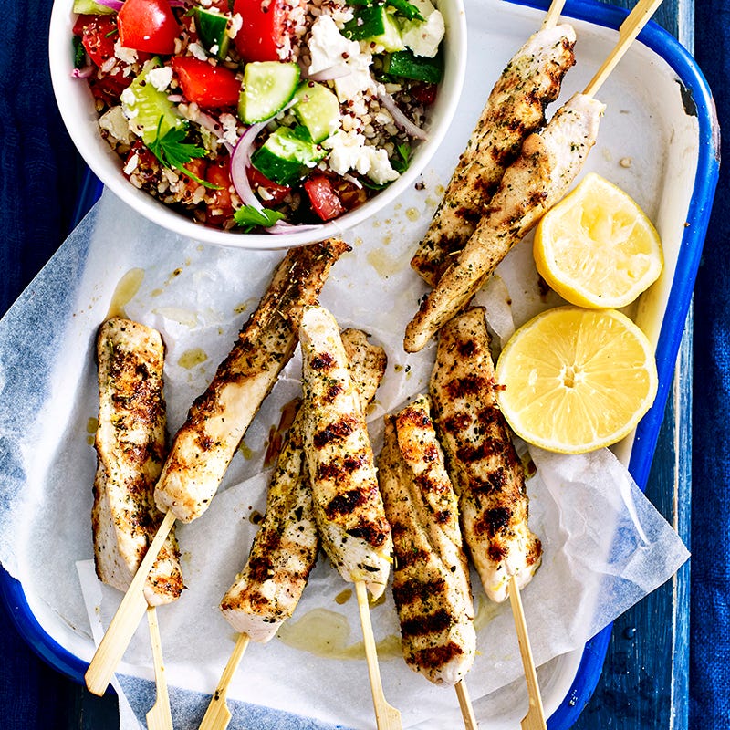 Photo of Greek chicken kebabs by WW