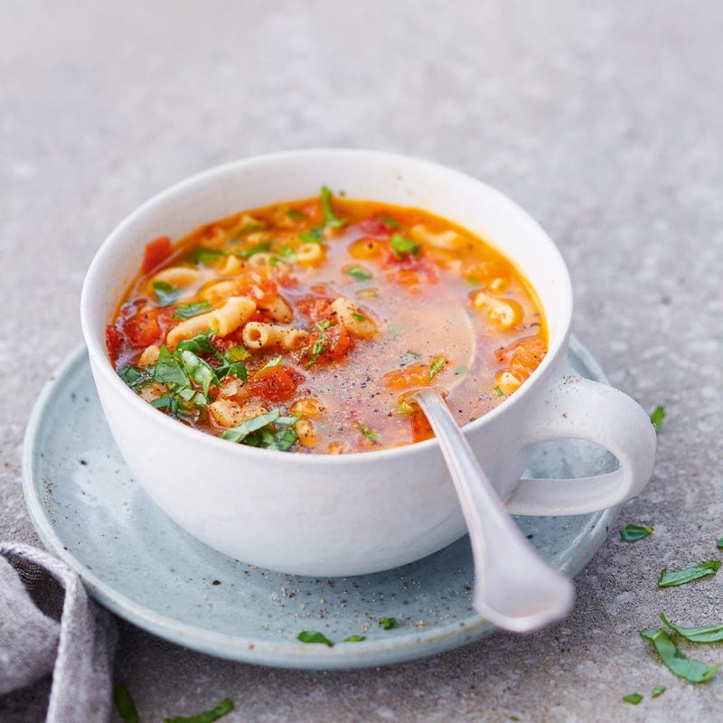Photo de Potage aux tomates et pâtes prise par WW