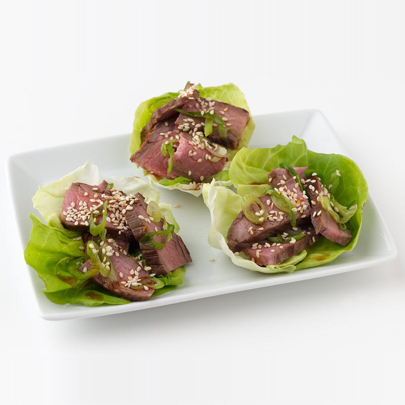 Negamaki Lettuce Wraps