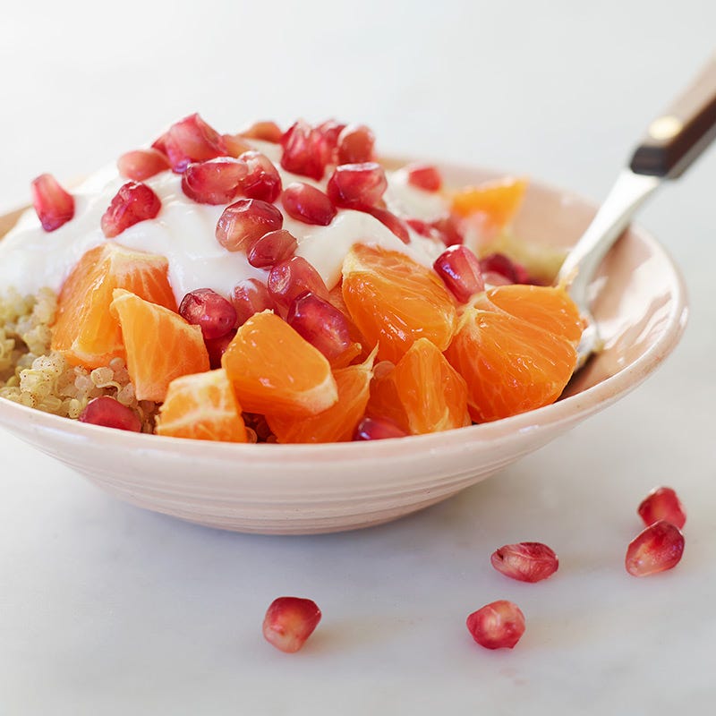 Citrus and Pomegranate Quinoa Bowl