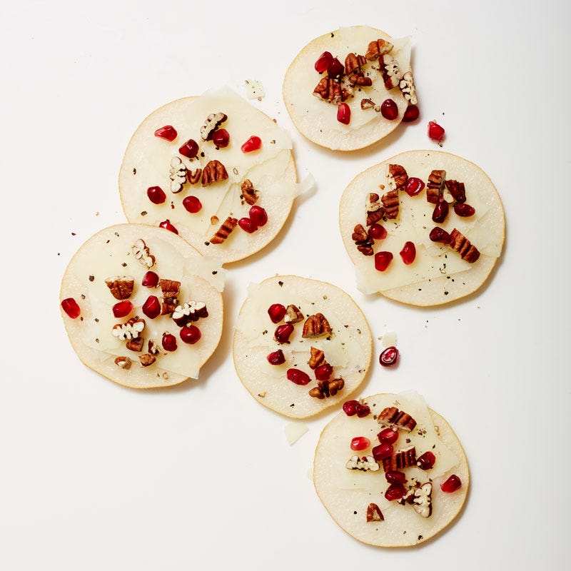 Pear with Pecorino and Pecans