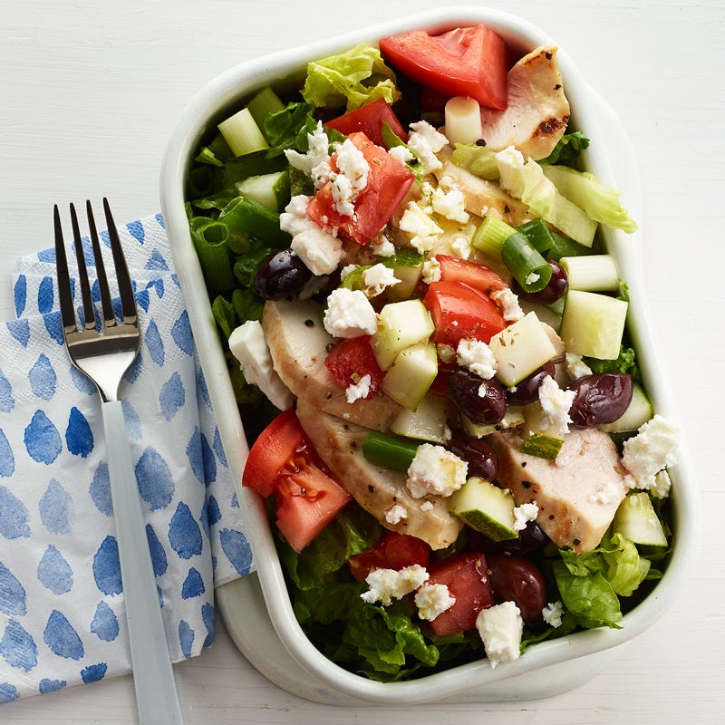 Chopped Greek Chicken Salad