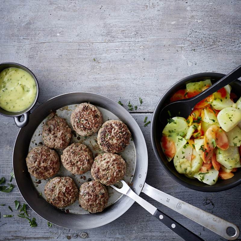 Foto Kohlrabi-Karotten-Gemüse mit Hacktätschli von WW