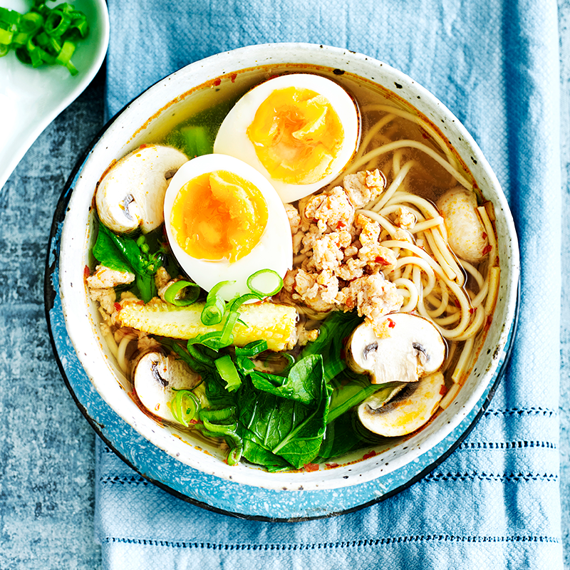 Photo of Chicken and vegetable ramen noodle soup by WW