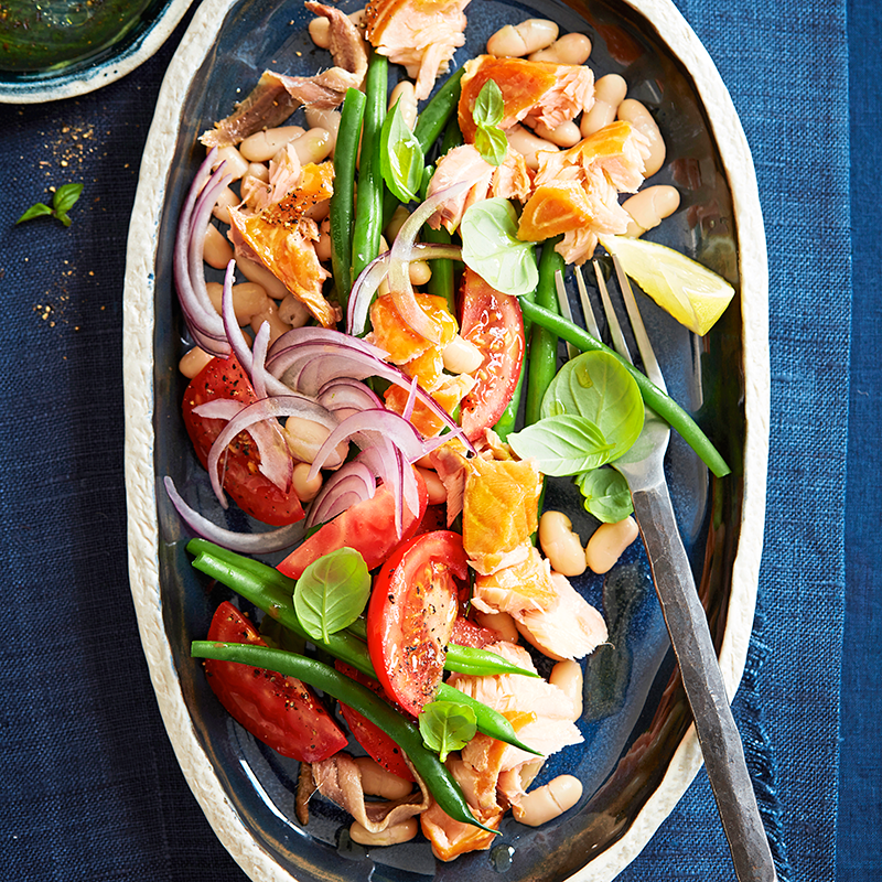 Photo of Warm smoked salmon and white bean salad by WW