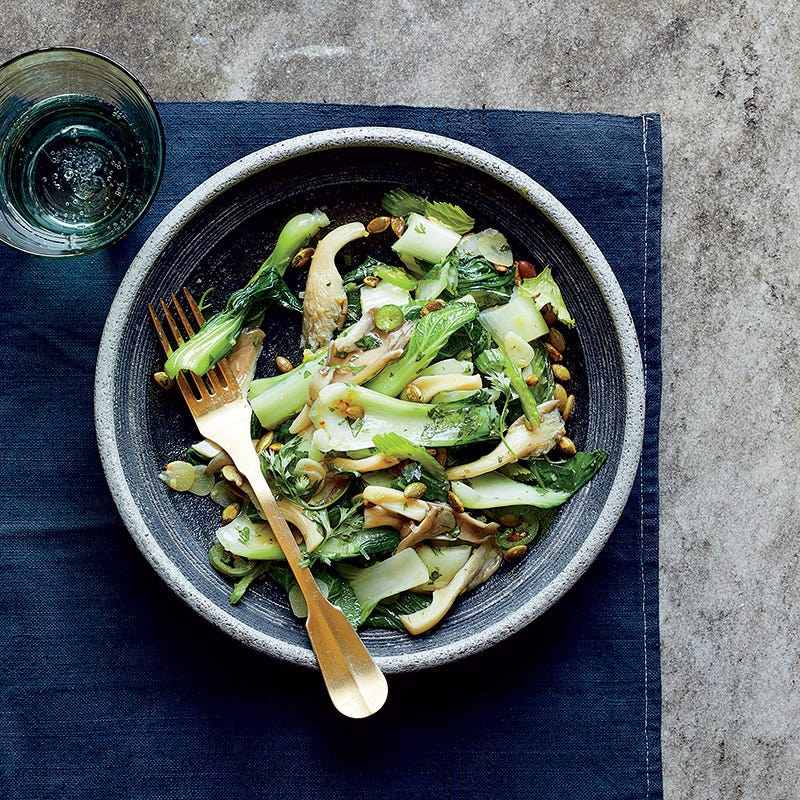 Photo of Bok Choy with Oyster Mushrooms by WW