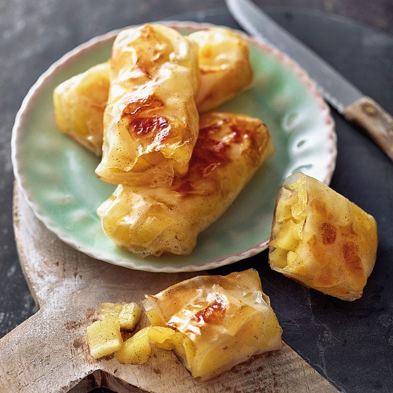 Apfelstrudelröllchen