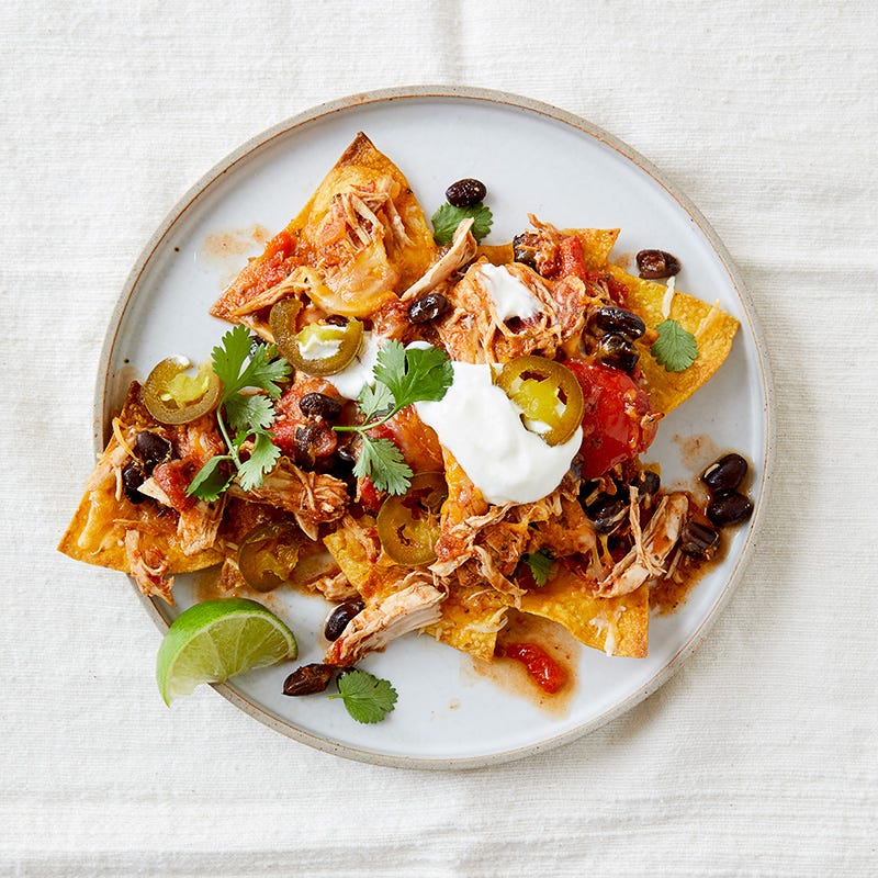 Photo of Slow-Cooker Shredded-Chicken Nachos by WW