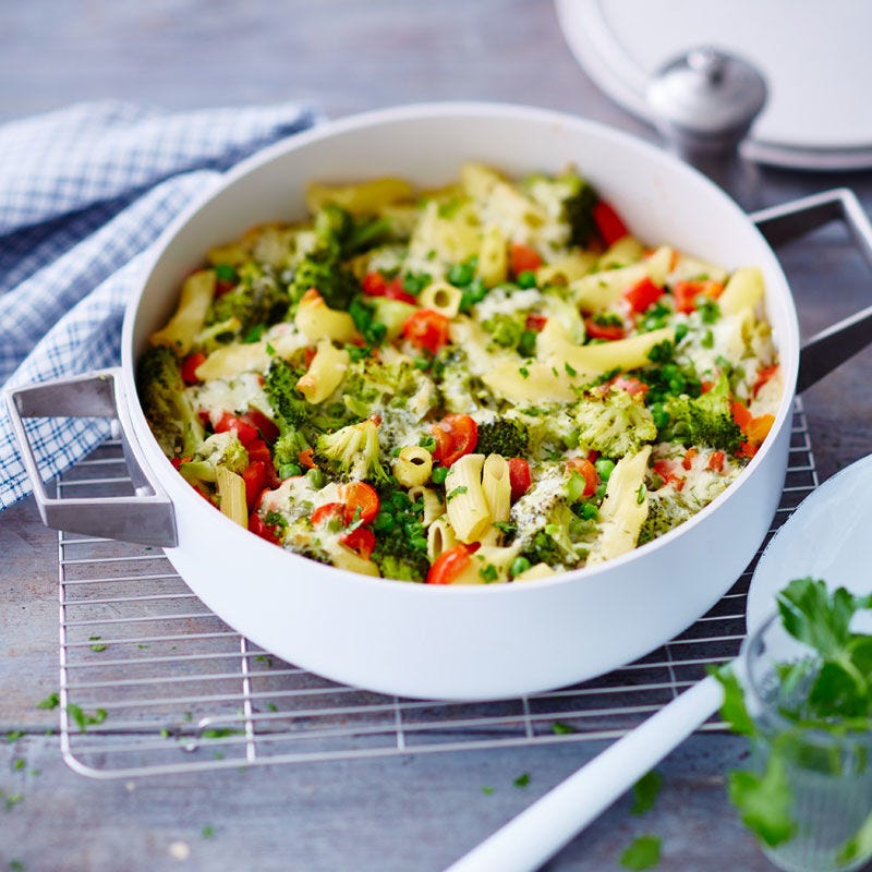Penne-Gemüse-Auflauf