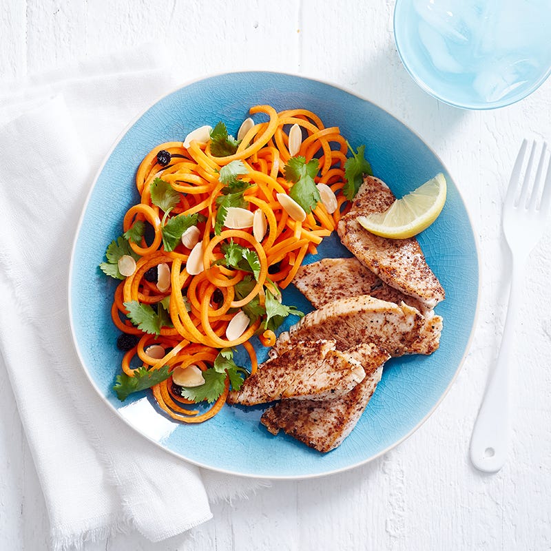 Photo of Middle Eastern turkey and carrot salad by WW