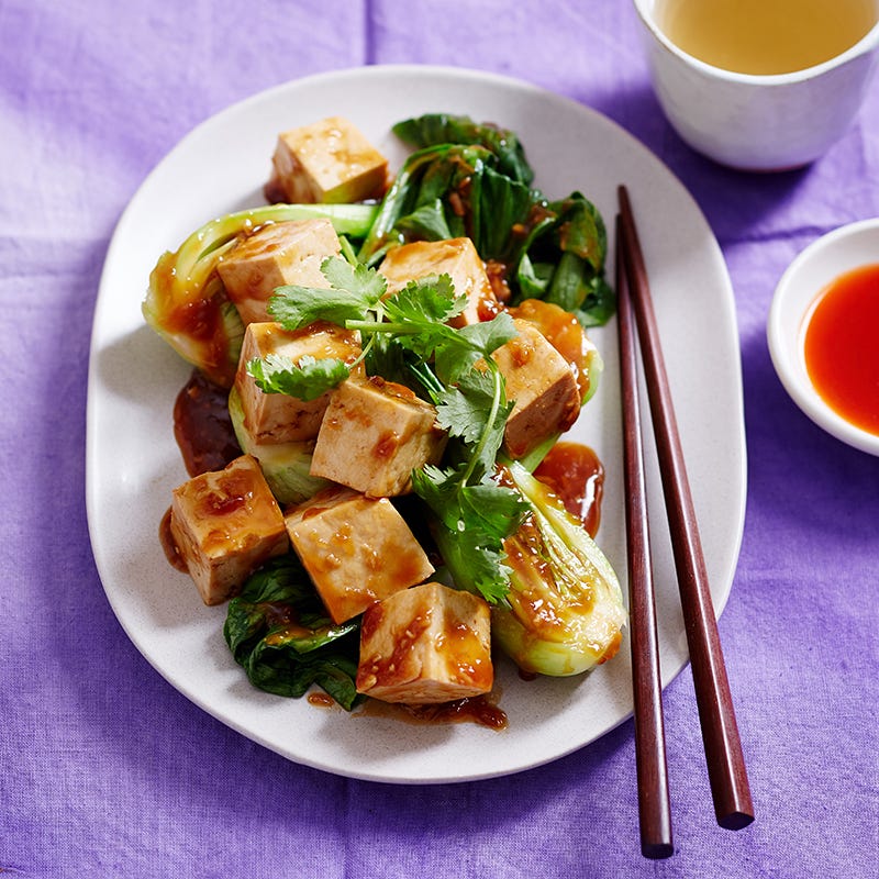 Photo of Sticky tofu with bok choy by WW