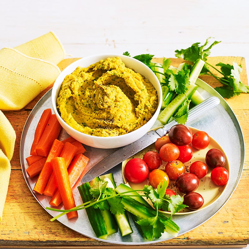 Pumpkin yoghurt hummus