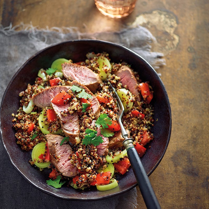 Photo de Filet d'agneau et quinoa prise par WW
