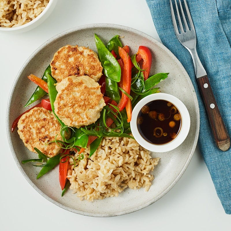Chinese chicken rissoles