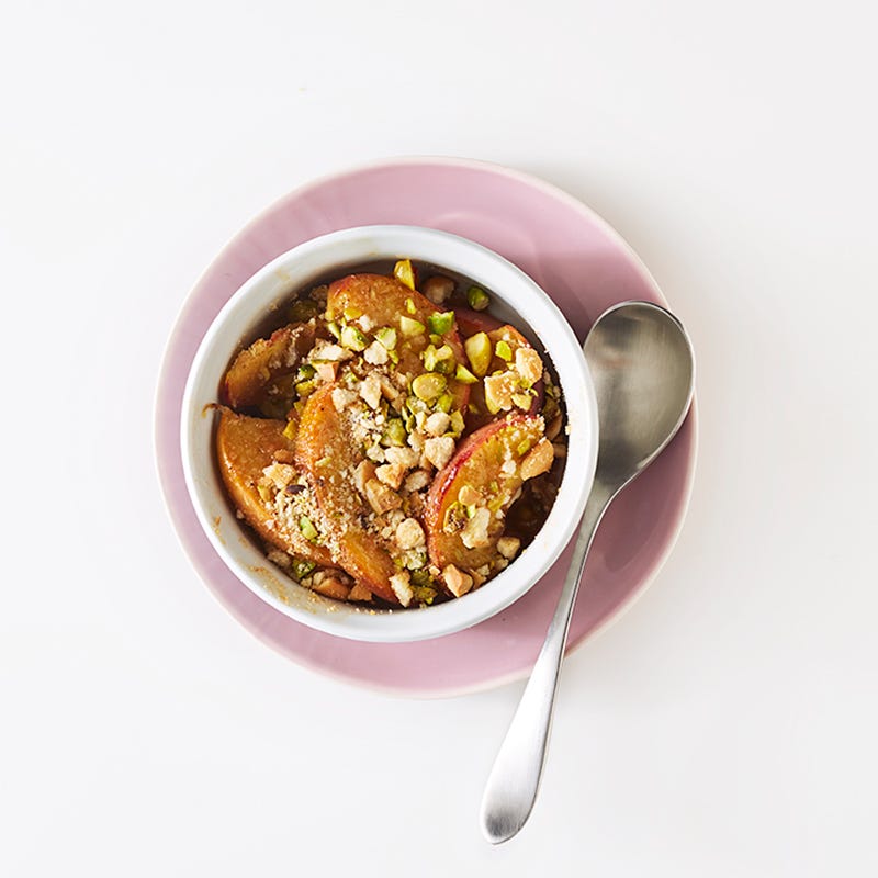 Photo of Lemon-cardamom peach crisp by WW