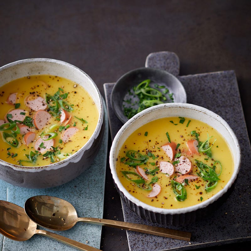 Kartoffelsuppe mit Wienerli