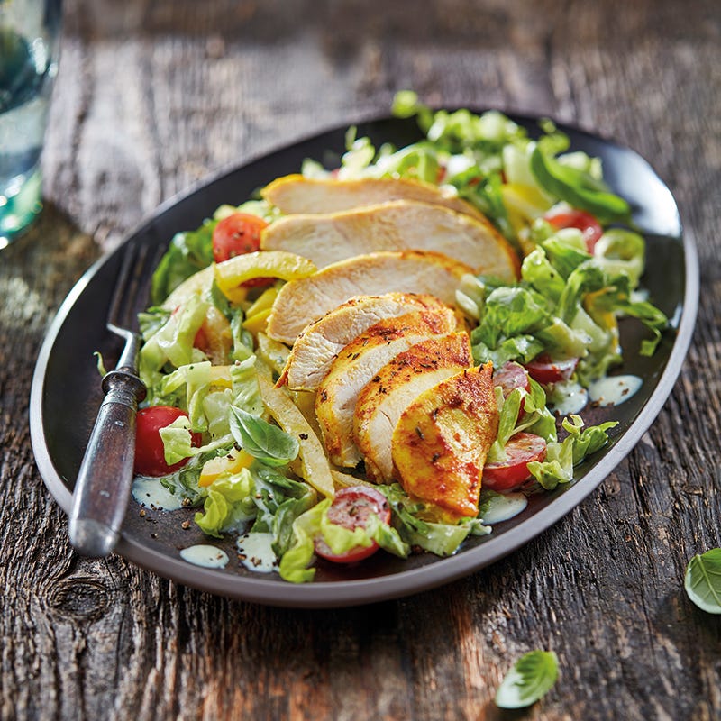 Foto van Kruidige kip uit de oven met salade door WW