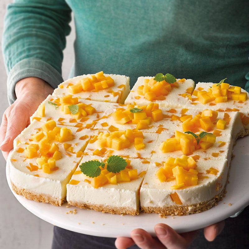 Mango-Zitronen-Cheesecake