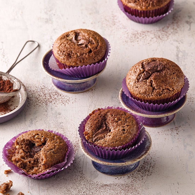 Nuss-Nougat-Muffins