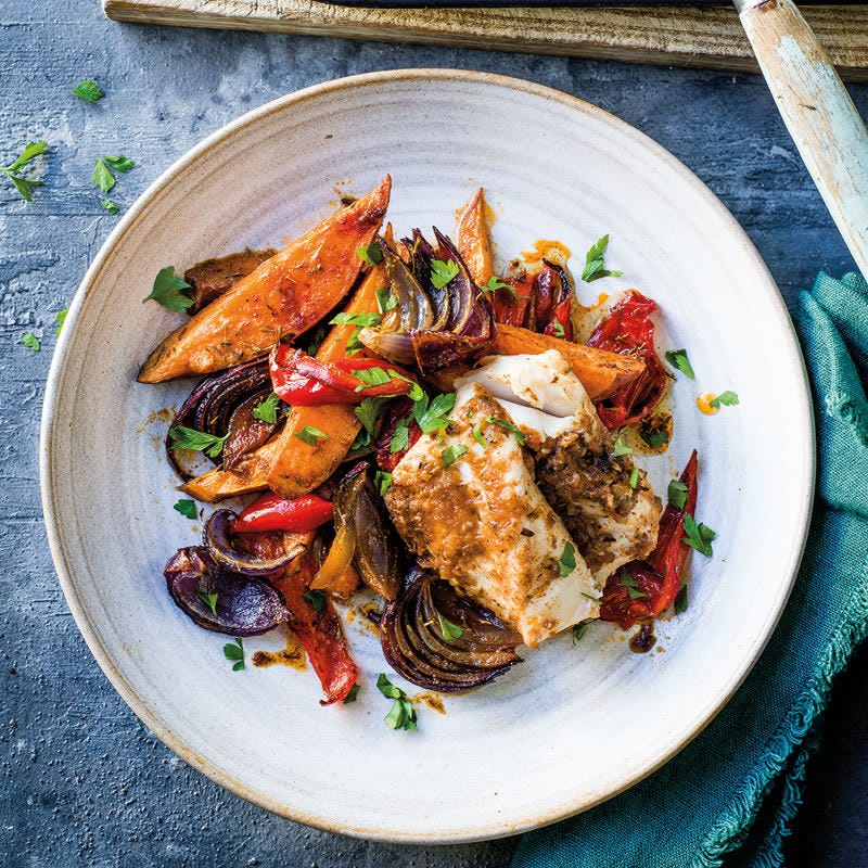 Gebackener Piri-Piri-Kabeljau