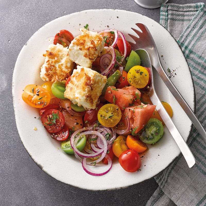 Tomaten-Feta-Salat