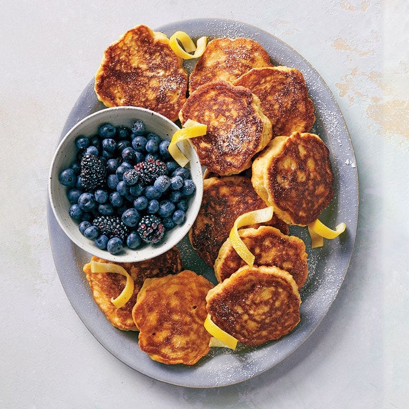 Fluffly lemon pancakes