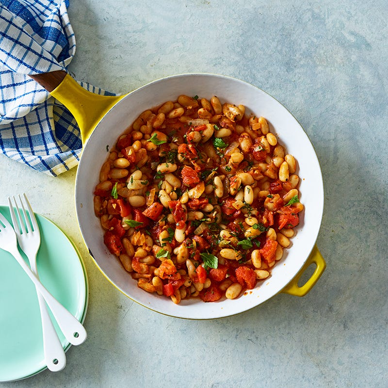 Vegan bean and tomato ragu