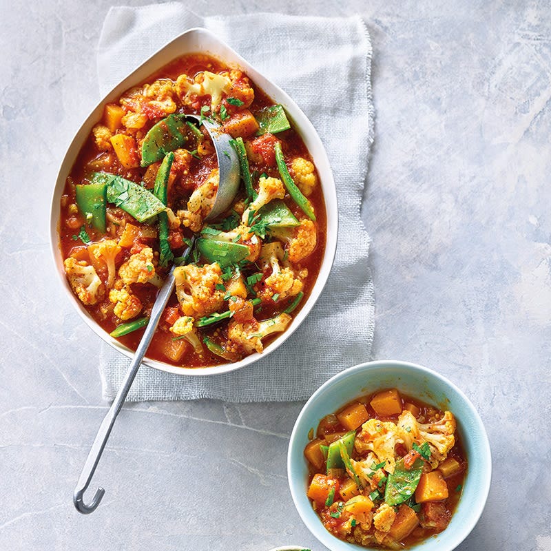 Süsskartoffel-Blumenkohl-Curry