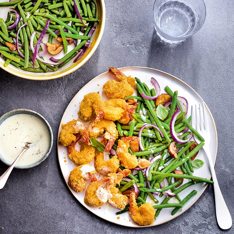 Photo de Crevettes croustillantes aux haricots verts et châtaignes prise par WW